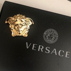 Versace Brand New Magnet Brooch